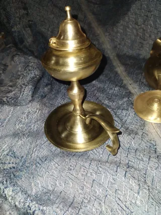 Antiguo capuchina mecha y violetero 2 x10