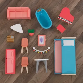 Casa de Muñecas KidKraft 10154 con Muebles y Transformación Magnética