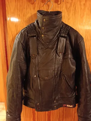 Cazadora de cuero KIWI mujer