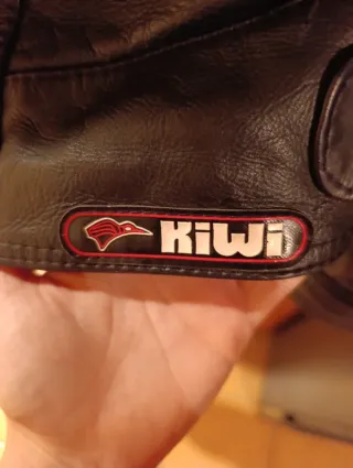 Cazadora de cuero KIWI mujer