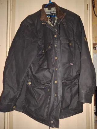 Chaqueta Belstaff Negra/Marron Original