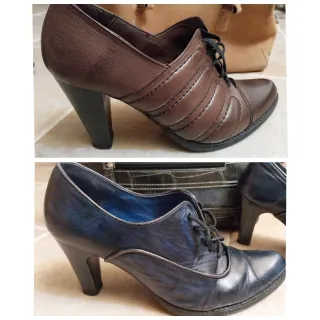 Zapatos PIEL TACON OFERTA tacones botas calzado