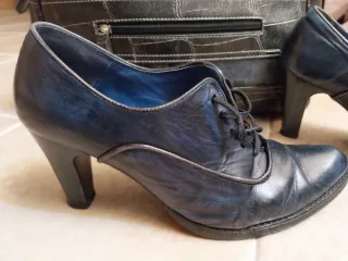 Zapatos PIEL TACON OFERTA tacones botas calzado