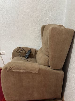 Sillón Eléctrico Beige Tela