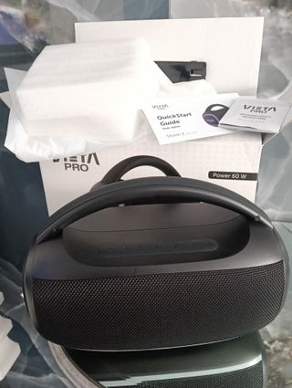 ALTAVOZ PORTATIL VIETA PRO POTENTE 60W LUCES LEDS