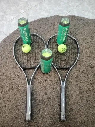 2 racchette padel Kuikma + 3 palline