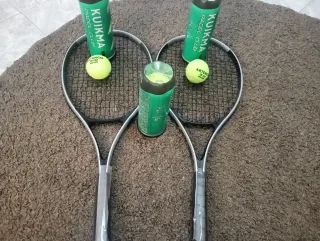 2 racchette padel Kuikma + 3 palline