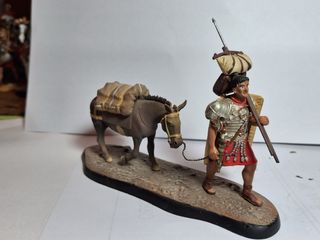 Figuras plomo legionarios romanos marcha
