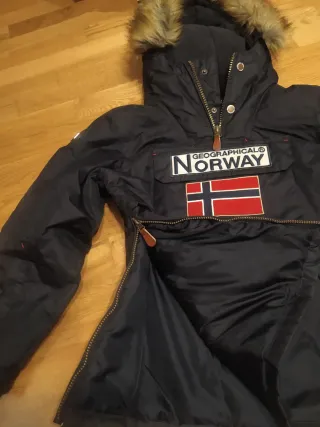 Abrigo Geographical Norway Azul Niñ@