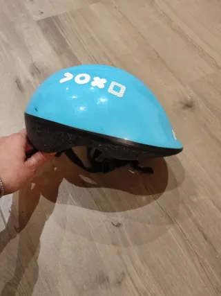 Casco bici niño azul Decathlon