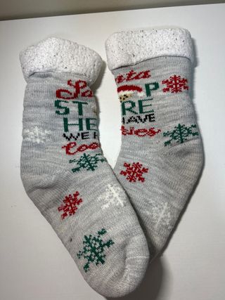 Calcetines Navideños Gruesos Talla Única