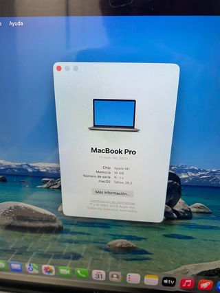 MacBook Pro M1 16GB 1TB Plata/Gris Espacial