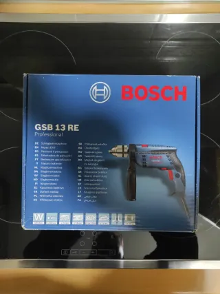 Taladro percutor Bosch GSB 13 RE 600W.