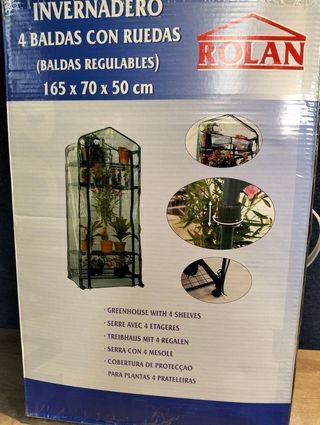 Invernadero PVC 4 baldas 165x70x50