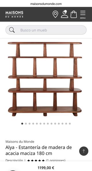 Estantería Madera Maciza