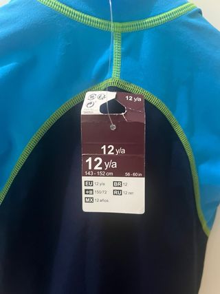 Traje Neopreno Natación Infantil 12 años