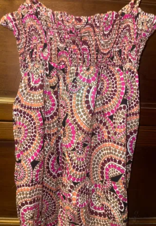 Vestito donna fantasia floreale taglia unica