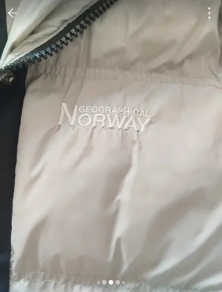 Abrigo Geographical Norway Beige Talla L