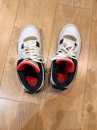Jordan 4 Retro Blanco Rojo