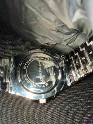 Reloj Patek Plata y Blanco