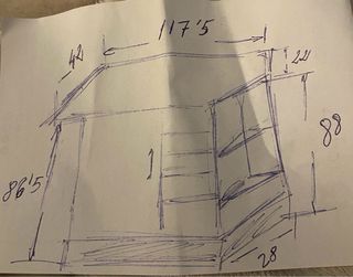 Mueble de cocina madera y mármol