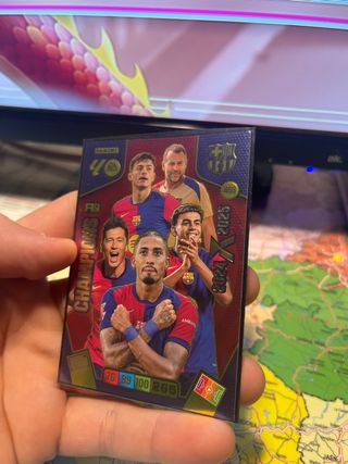 Carta Panini Adrenalyn Champions.