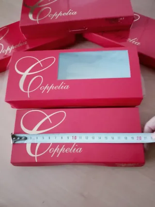 Lote 5 Cajas Cartón Rojas