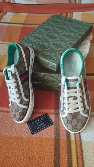 Sneakers Gucci Marrone e Verde