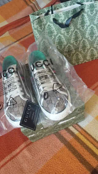 Sneakers Gucci Marrone e Verde