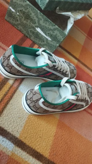 Sneakers Gucci Marrone e Verde