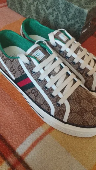 Sneakers Gucci Marrone e Verde