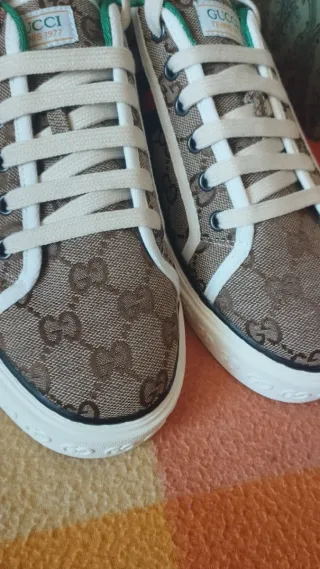 Sneakers Gucci Marrone e Verde