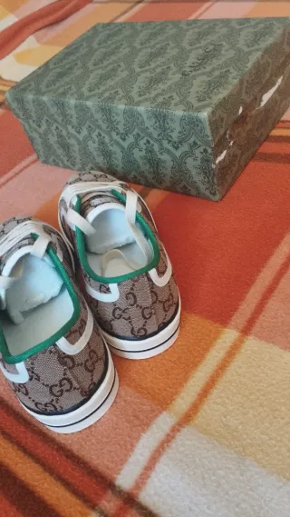Sneakers Gucci Marrone e Verde