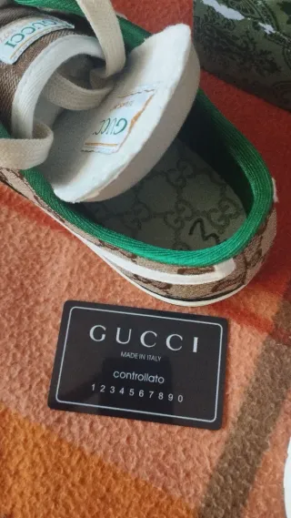 Sneakers Gucci Marrone e Verde