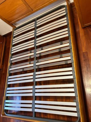 Somier 135cm Madera y Metal