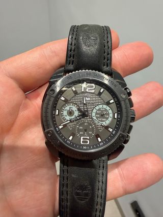 Reloj Timberland Cronógrafo Negro y Gris