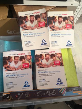 Libros oposiciones CAM educación infantil