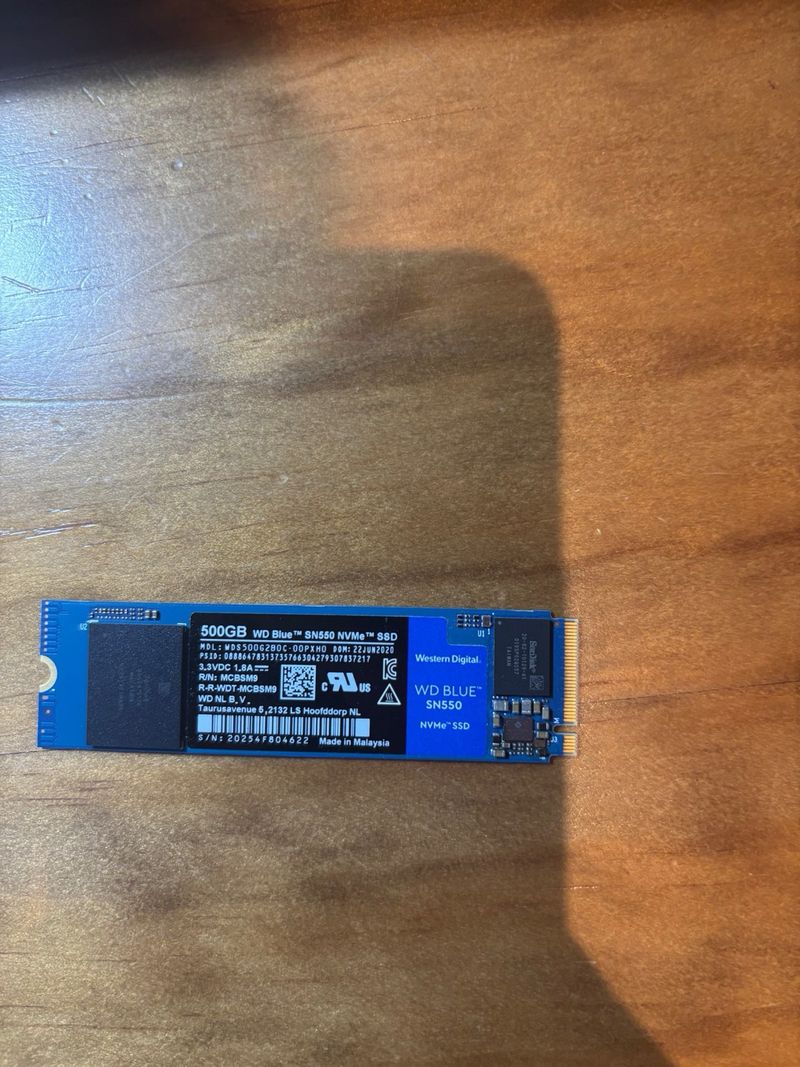 SSD M.2 WD Blue 500GB afbeelding 2