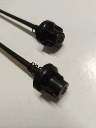 Ejes pasantes bicicleta azules