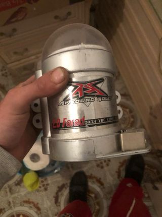 Medidor de voltaje equipo musica