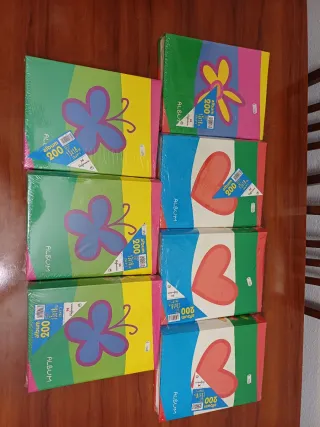 Lote Álbumes Fotos Mariposas y Corazones Precio 1
