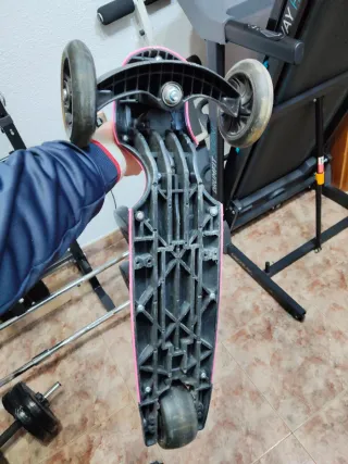 Patín infantil 3 ruedas rosa