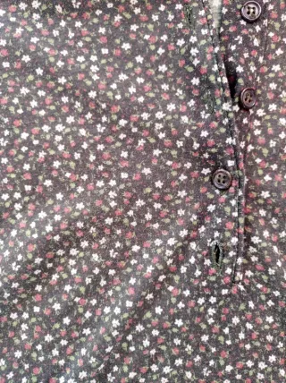 Camiseta Polo Zara Estampado Floral