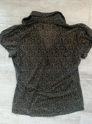 Camiseta Polo Zara Estampado Floral