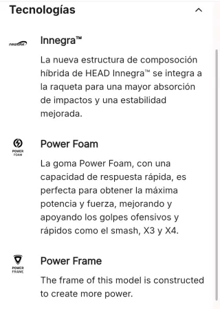 Pala de pádel Head Bolt Azul