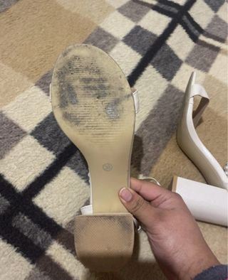 Tacones boda con lazo y perla color Albaricoque.