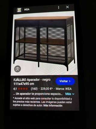 Mueble Industrial Negro y Madera