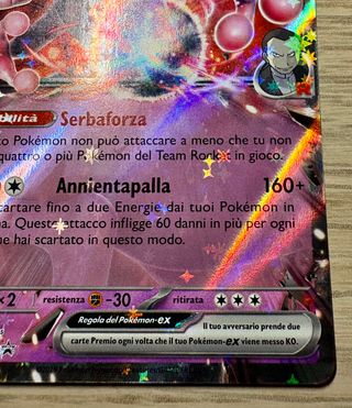 Pokémon Mewtwo ex Del Team Rocket SVP I Black Star