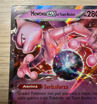 Pokémon Mewtwo ex Del Team Rocket SVP I Black Star
