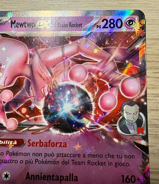 Pokémon Mewtwo ex Del Team Rocket SVP I Black Star